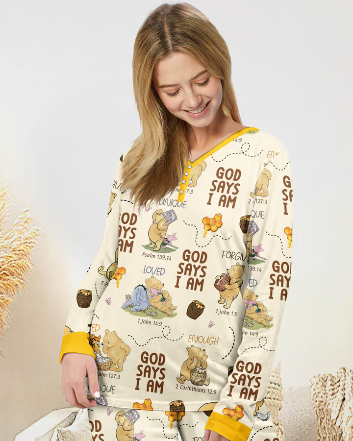 Vorlage Bambus Damen Pyjama Set