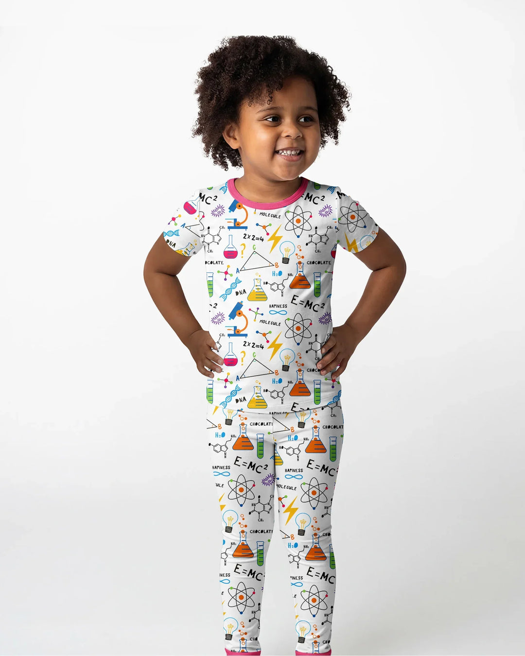 Zweiteiliges, kurzärmliges Pyjama-Set mit Marienkäfern