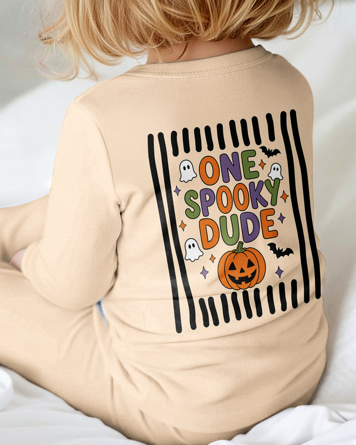 Personalized Halloween First Birthday Baby One Spooky Dude Bamboo Convertible Zippy