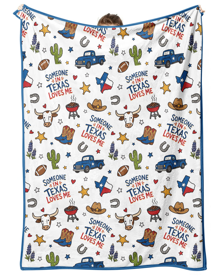 Someone in Texas Loves Me Bamboo Blanket
