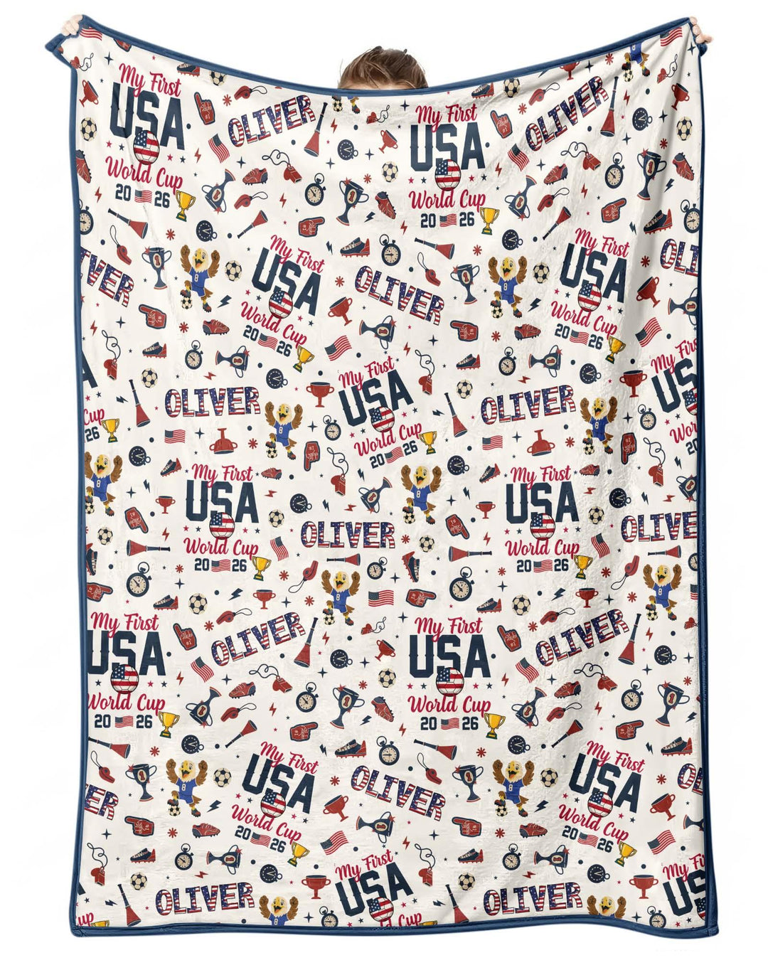 My First Soccer Cup 2026 Bamboo Blanket