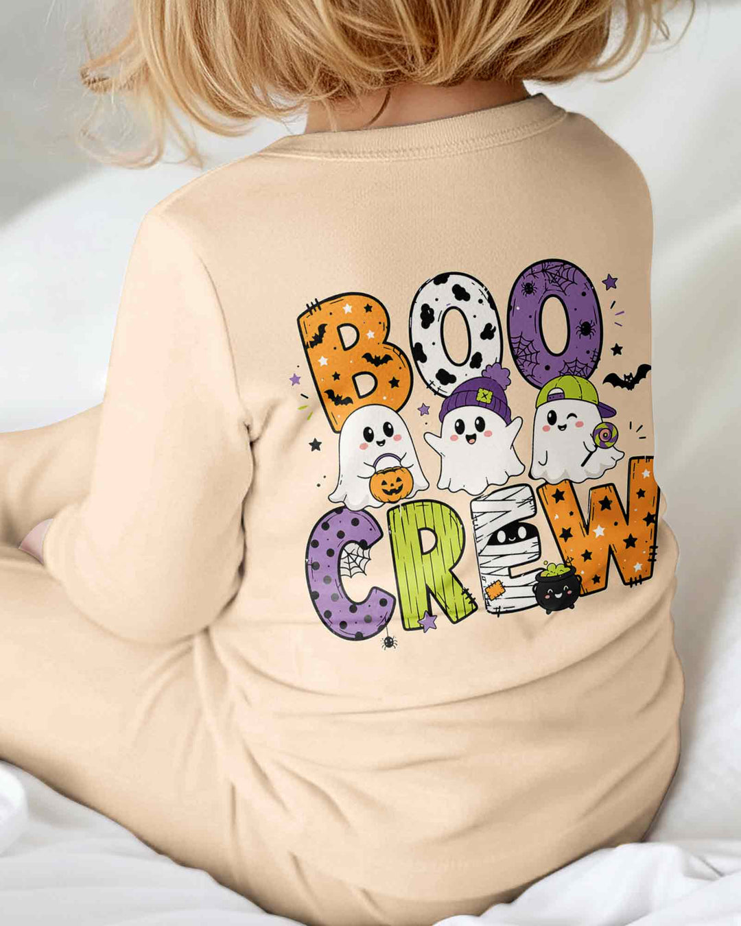 Personalized Boo Crew Halloween Ghost Group Spooky Bamboo Convertible Zippy