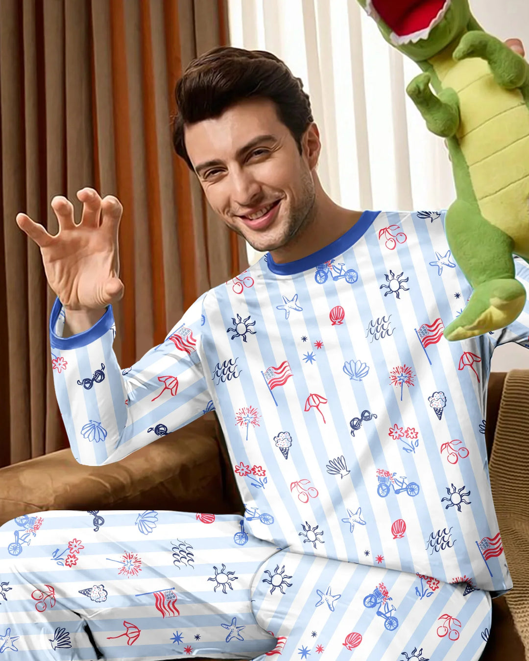 Vorlage Herren-Pyjama-Set