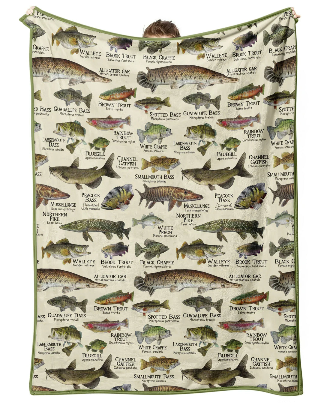 Fish Of America Bamboo Blanket