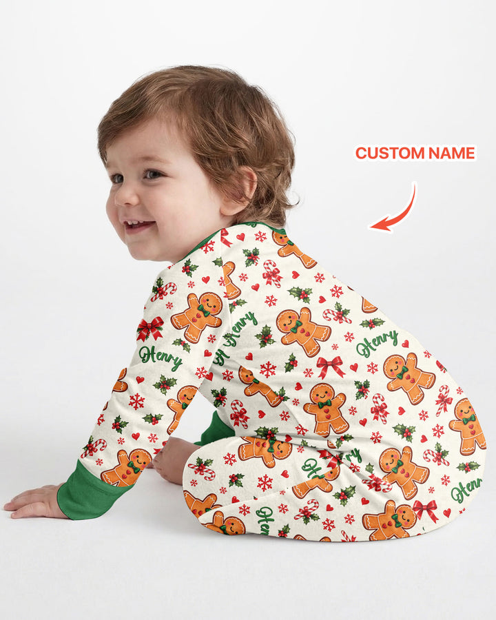 Custom Name Gingerbread Bamboo Convertible Zippy