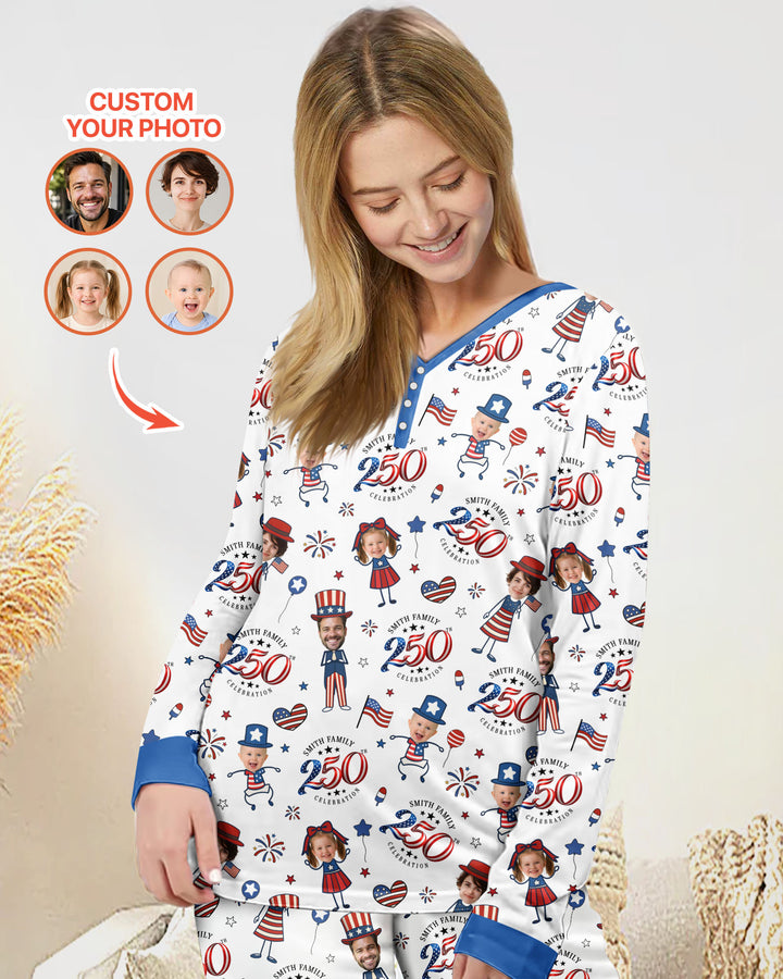 Template Damen Pyjama-Set aus personalisiertem Bambus