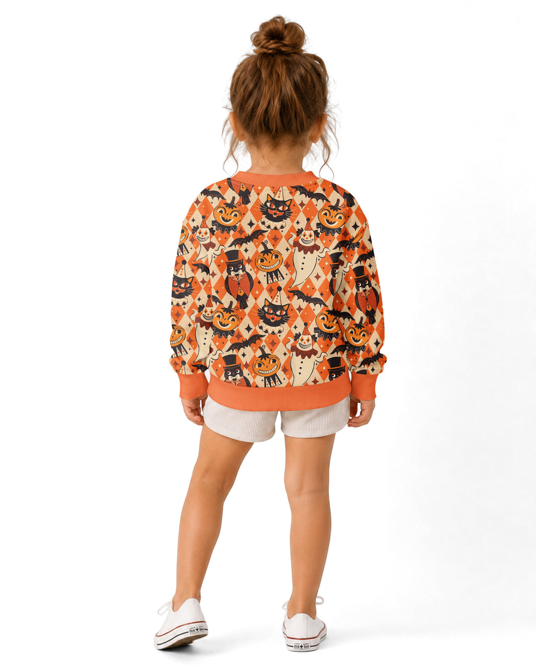 Vintage Halloween Carnival Bamboo Crewneck Sweatshirt