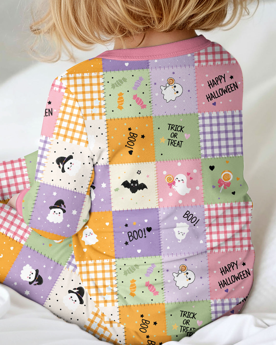 Cute Halloween Patchwork Bamboo Convertible Zippy