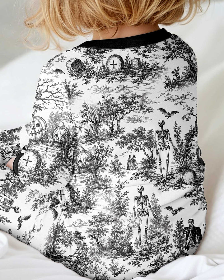 Spooky Halloween Toile Bamboo Convertible Zippy