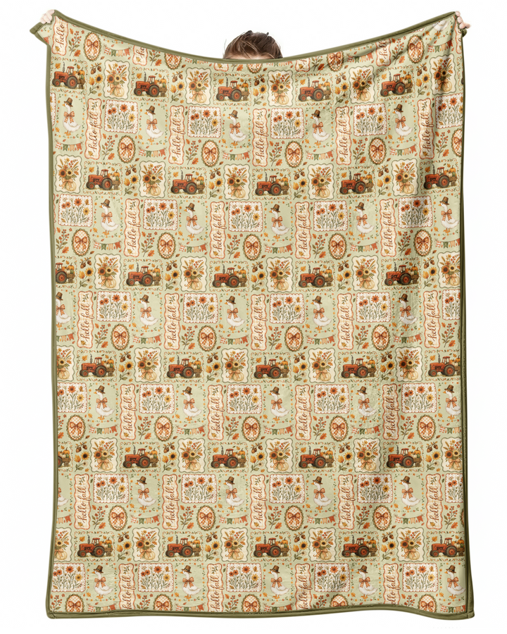 Vorlage Quilt Decke