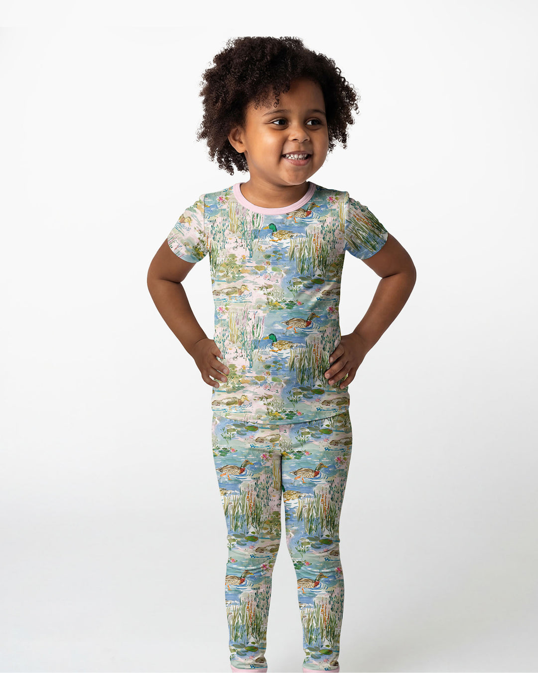 Zweiteiliges, kurzärmliges Pyjama-Set mit Marienkäfern