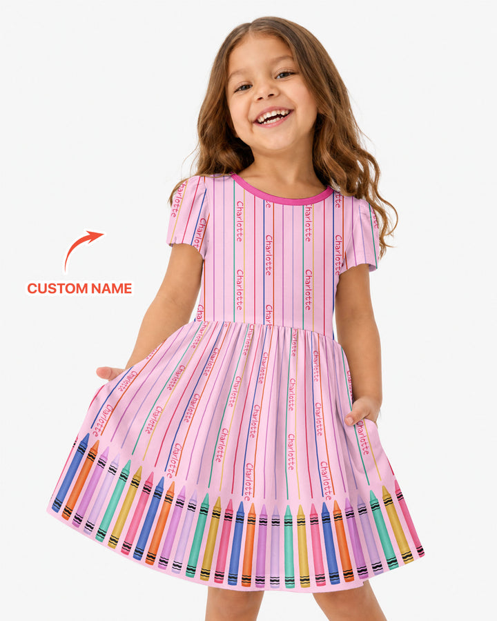 Vorlage Bambus Twirl Kleid