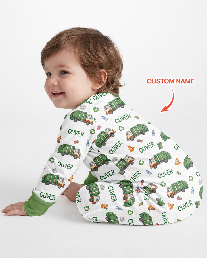 Gerippte Babykleidung mit individuellem Foto - Weich &amp; Skizzenhaft