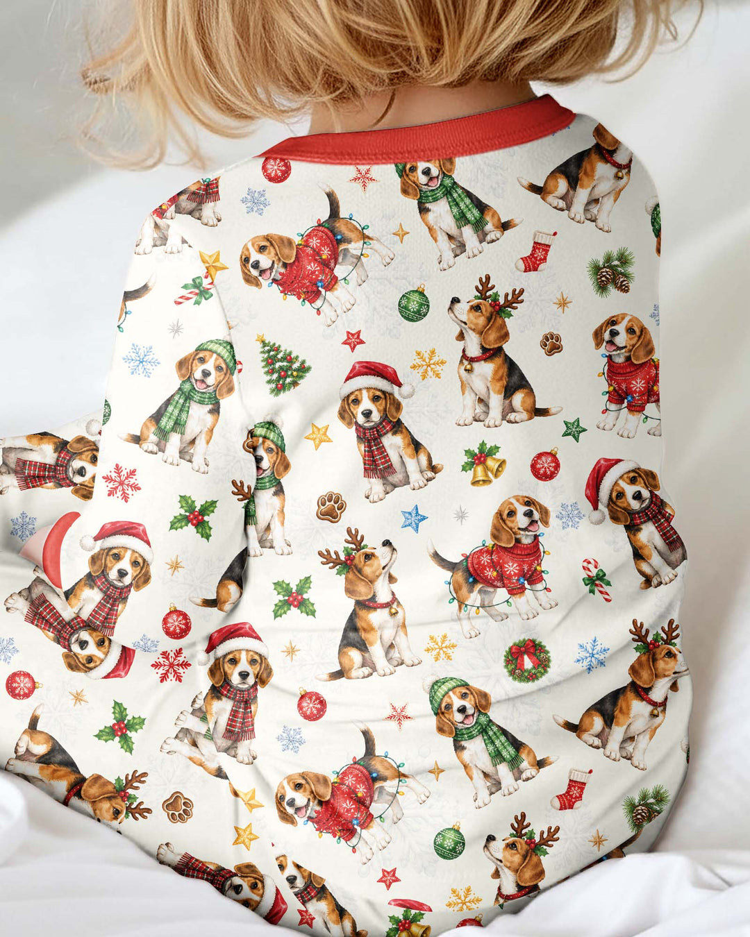 Beagle Christmas Bamboo Convertible Zippy