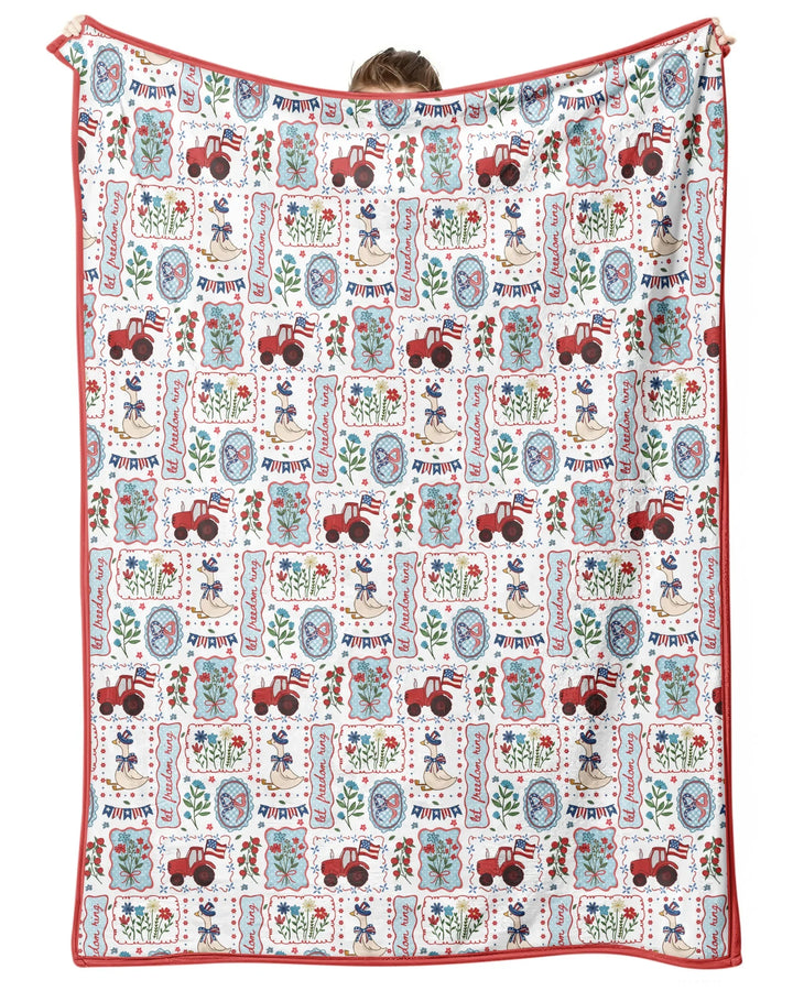 Vorlage Quilt Decke