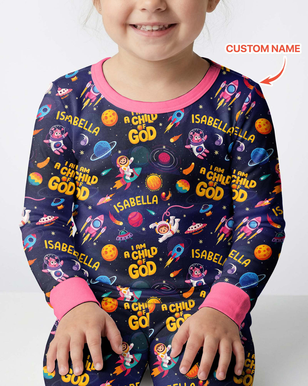 Child Of God Bamboo Two Piece Long Sleeve Pajama Set