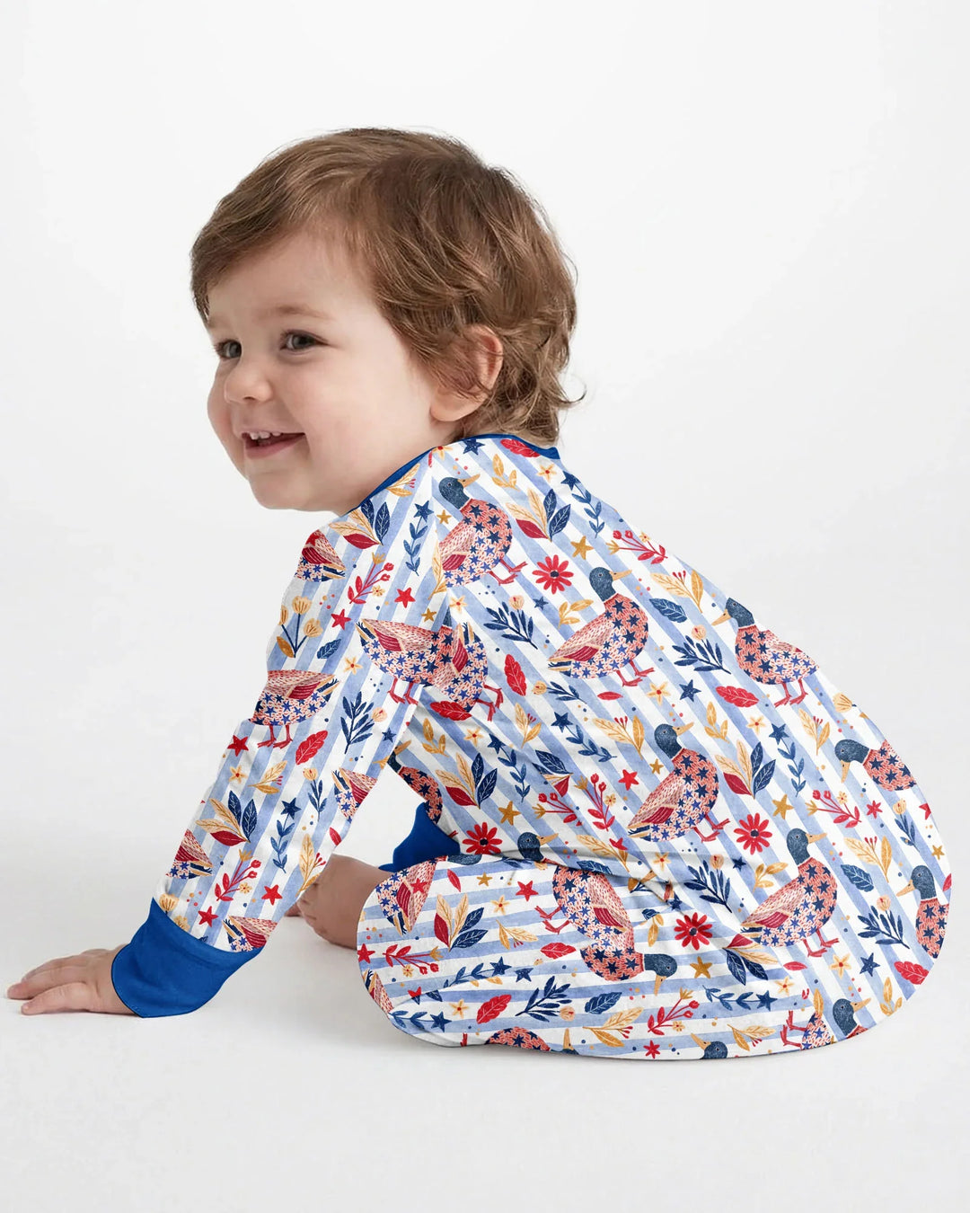 Gerippte Babykleidung mit individuellem Foto - Weich &amp; Skizzenhaft