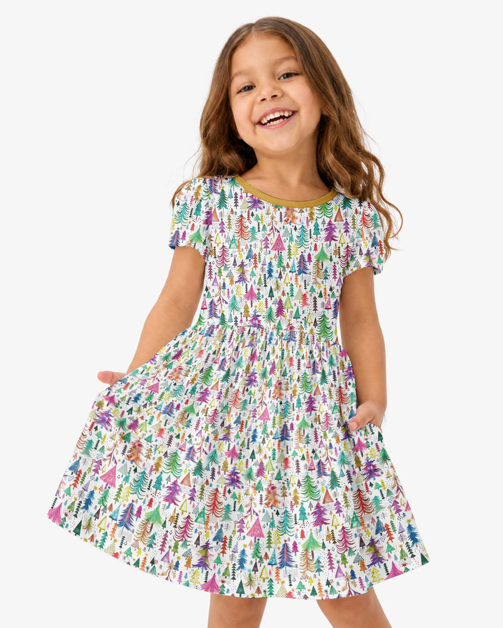 Christmas Trees Decoration Bamboo Twirl Dress