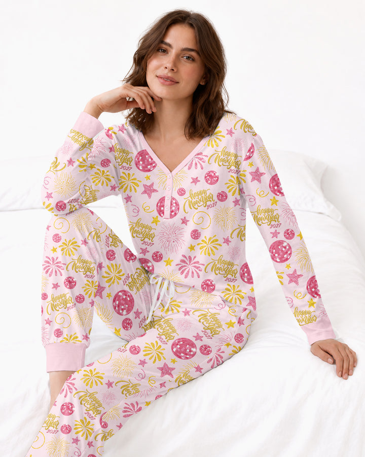 New Year's Eve Celebration 2027  Bamboo Women Pajama Set