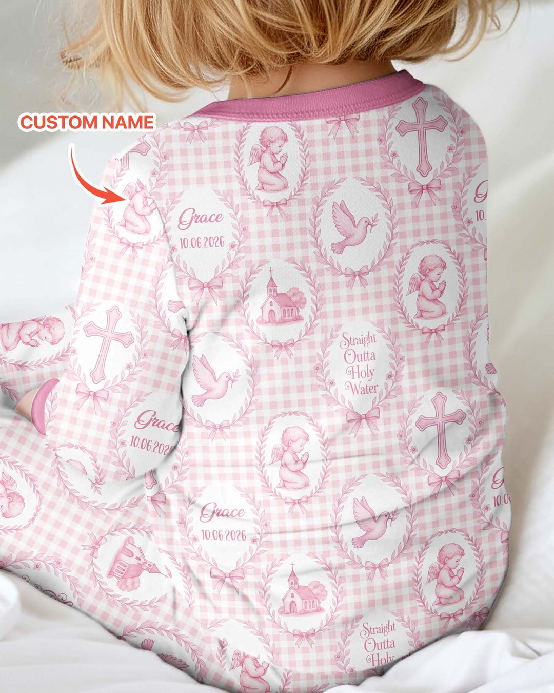 Gerippte Babykleidung mit individuellem Foto - Weich &amp; Skizzenhaft