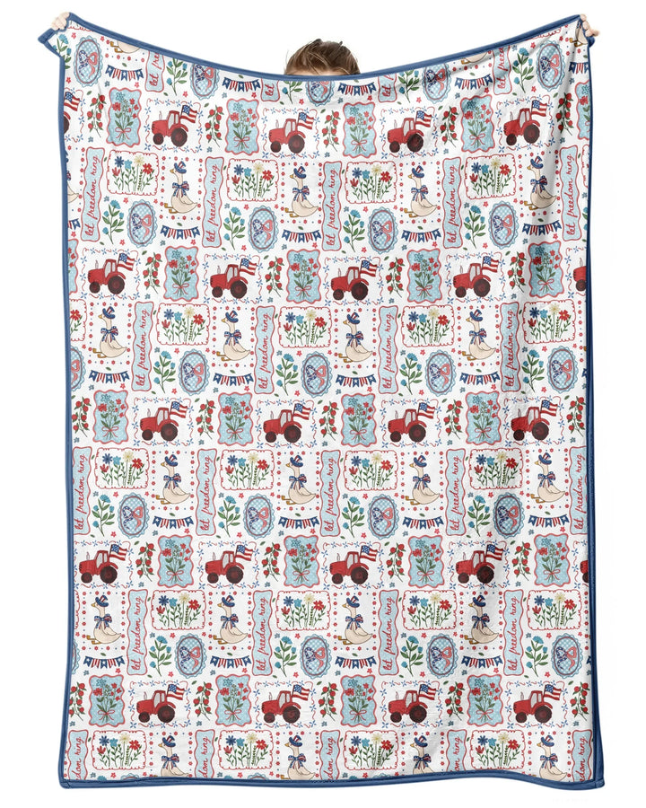 Vorlage Quilt Decke