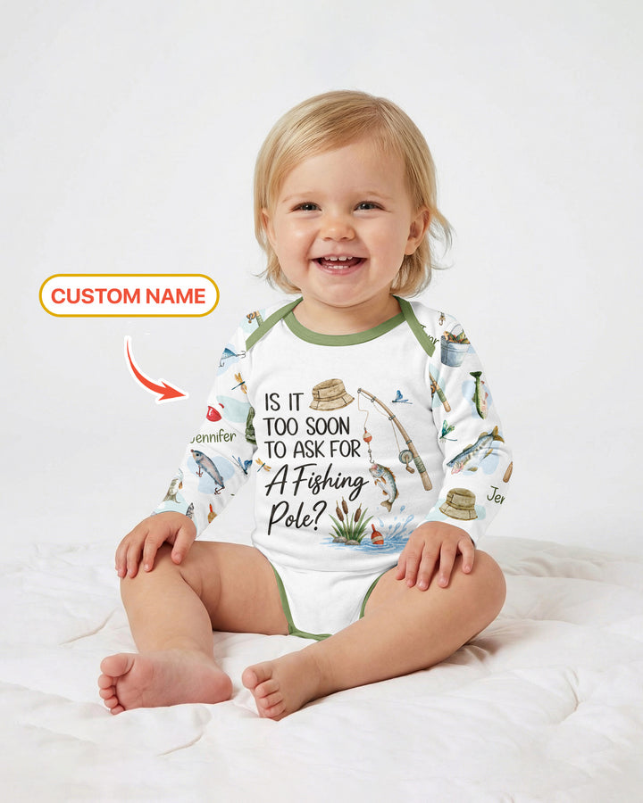 Is It Too Soon To Ask For A Fishing Pole Bamboo Bodysuit