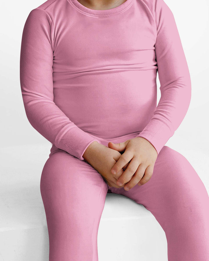 Sweet Pink Bamboo Two Piece Pajama Set