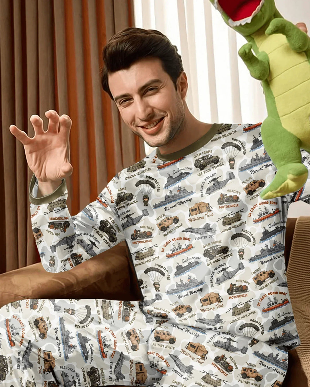 Vorlage Herren-Pyjama-Set