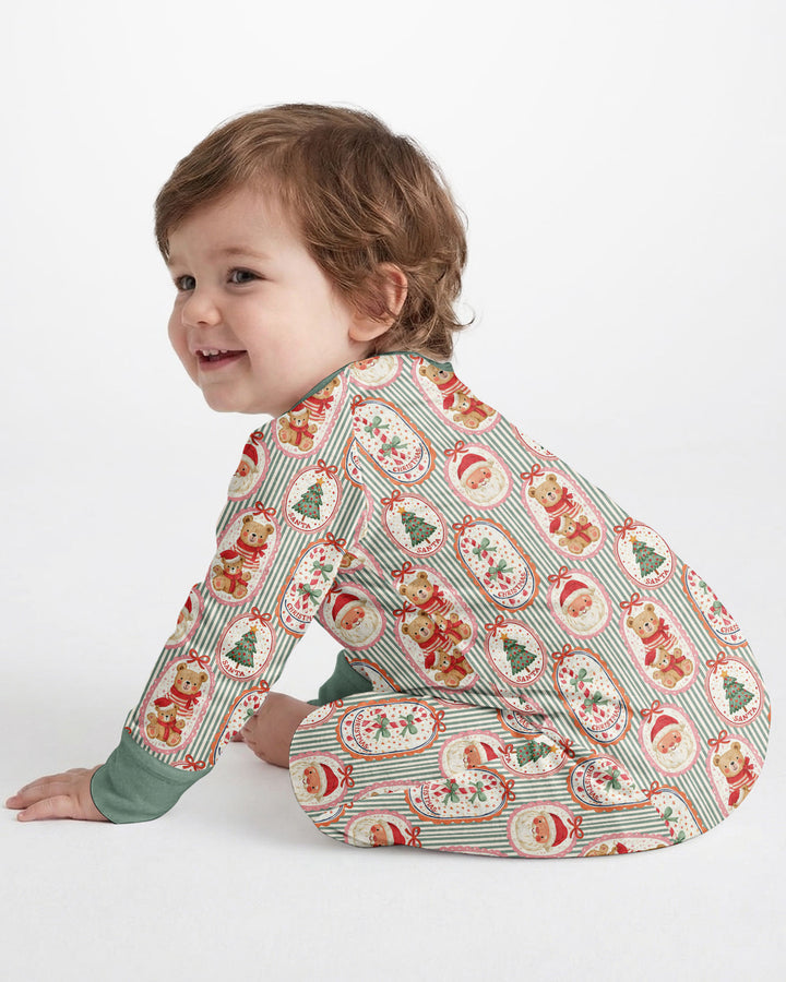 Vintage Christmas Keepsakes Bamboo Convertible Zippy