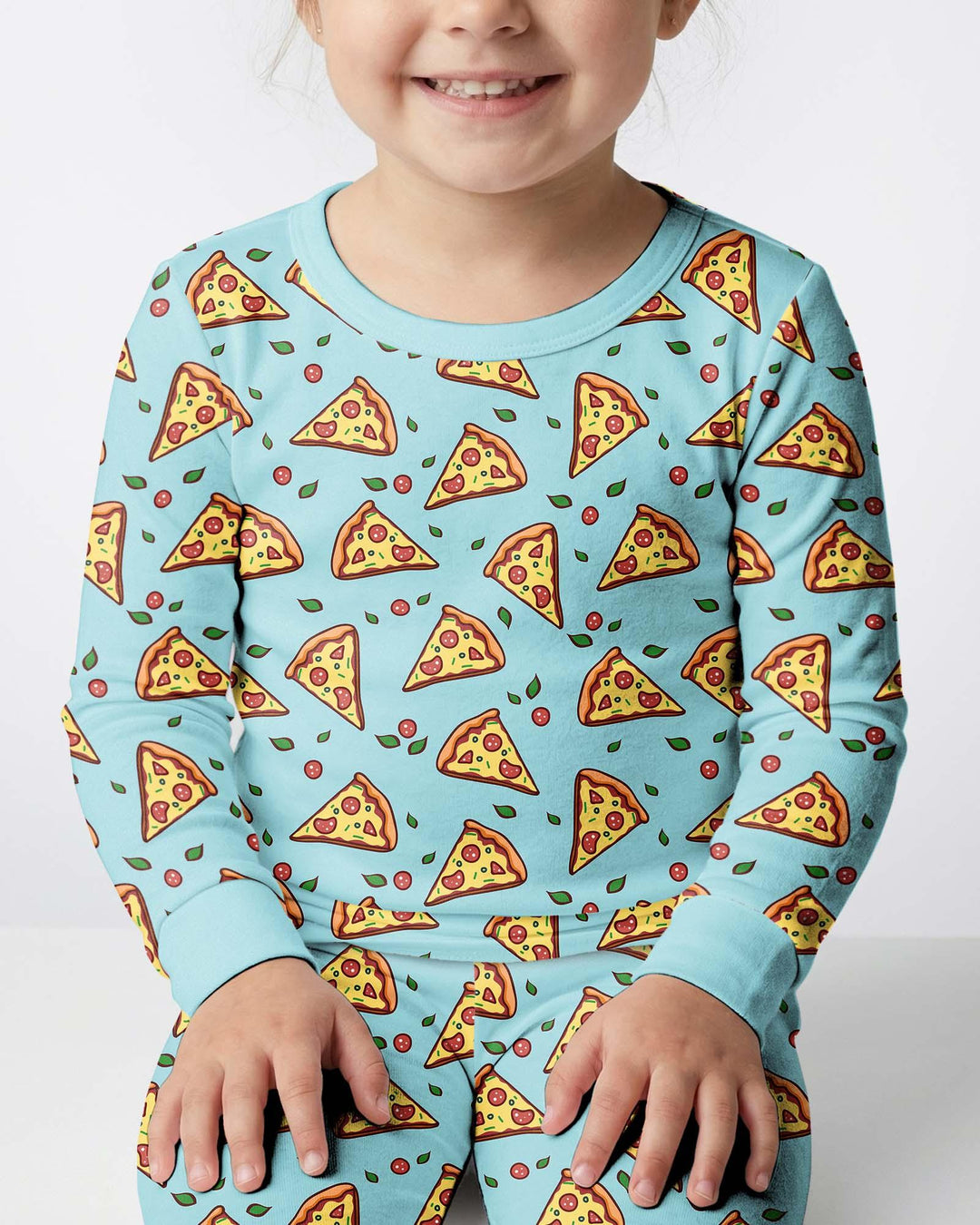 Pizza Doodle Bamboo Two Piece Pajama Set
