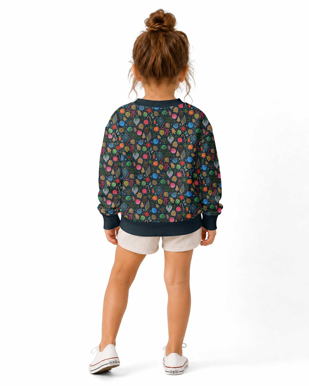 Holiday Ditsy Bamboo Crewneck Sweatshirt