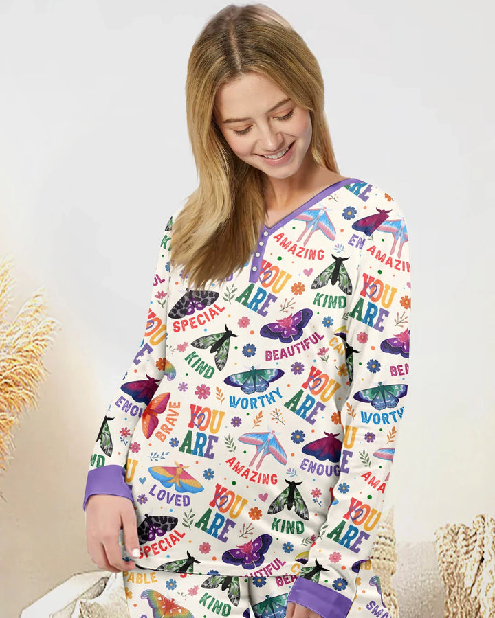 Vorlage Bambus Damen Pyjama Set