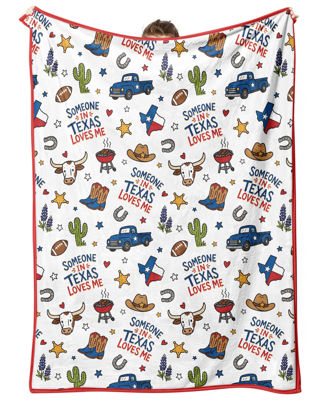 Someone in Texas Loves Me Bamboo Blanket