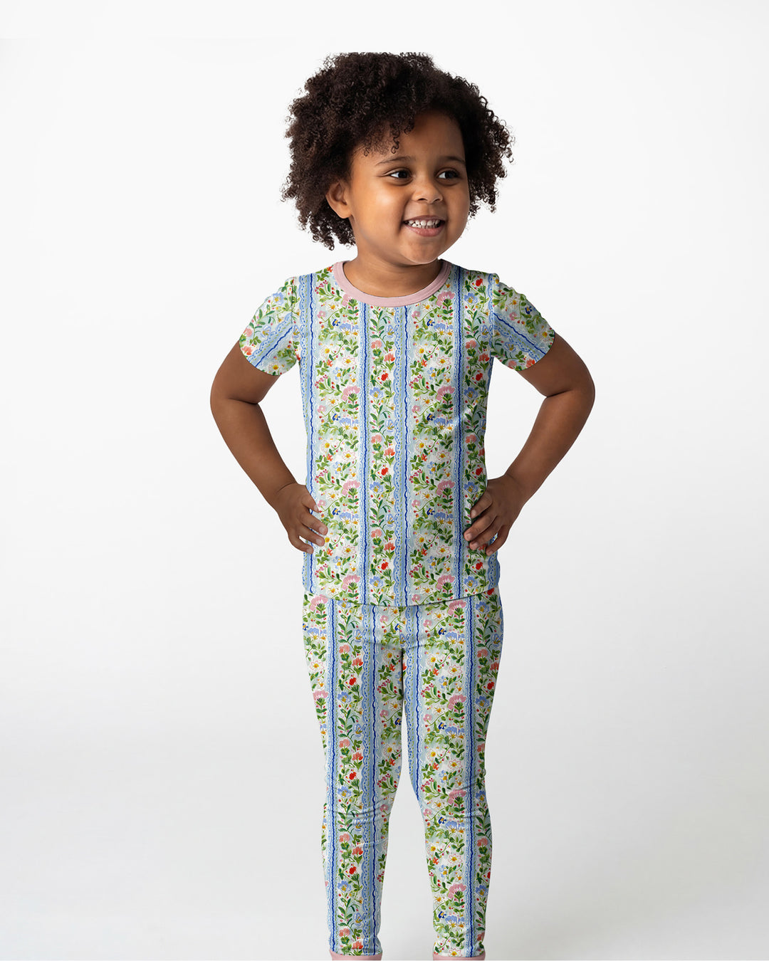 Zweiteiliges, kurzärmliges Pyjama-Set mit Marienkäfern
