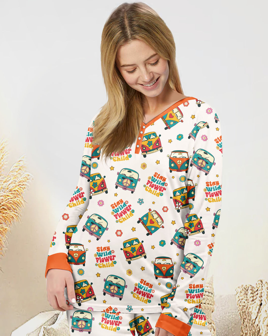 Vorlage Bambus Damen Pyjama Set