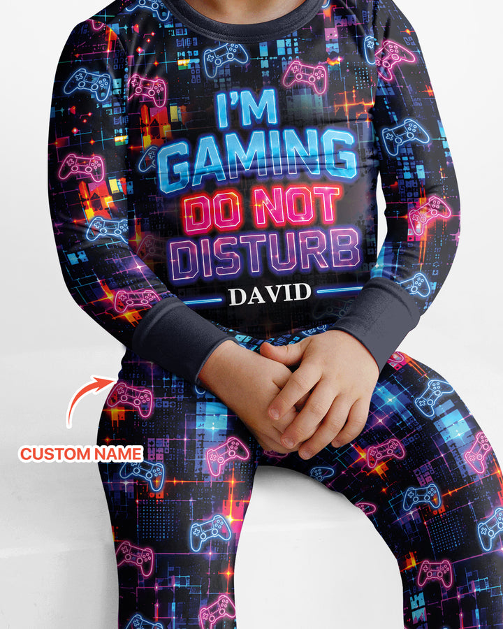 Game Mode On Bamboo Two Piece Long Sleeve Pajama Set