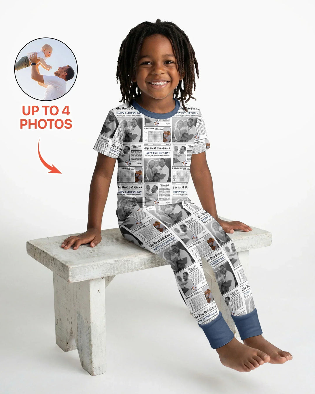 Zweiteiliges, kurzärmliges Pyjama-Set mit Marienkäfern