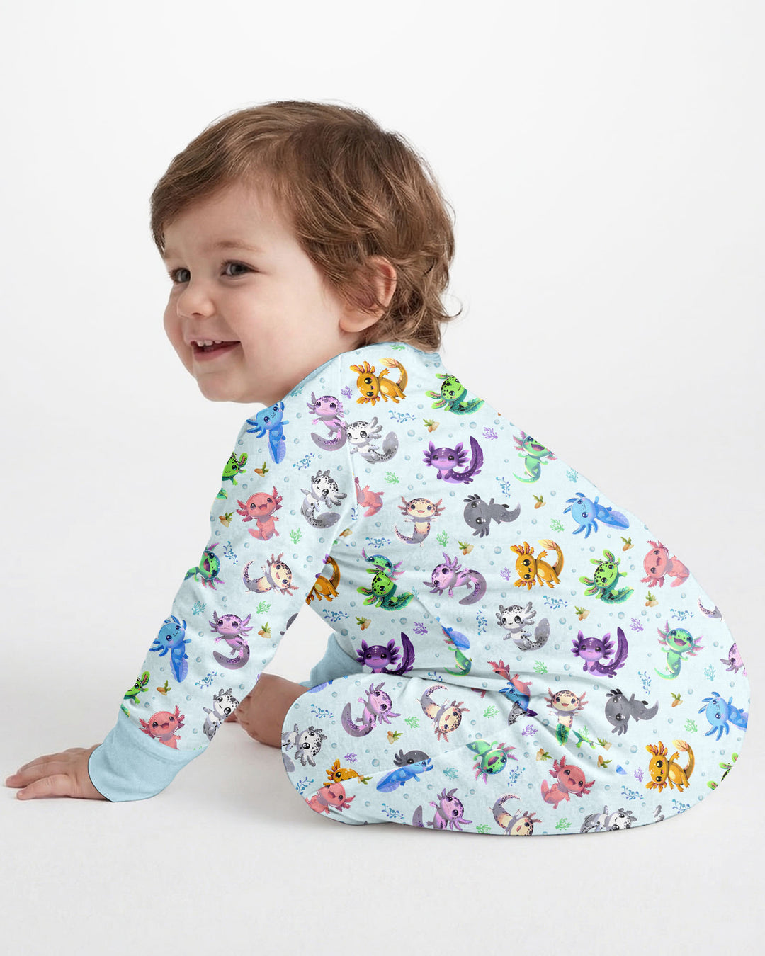 Gerippte Babykleidung mit individuellem Foto - Weich &amp; Skizzenhaft
