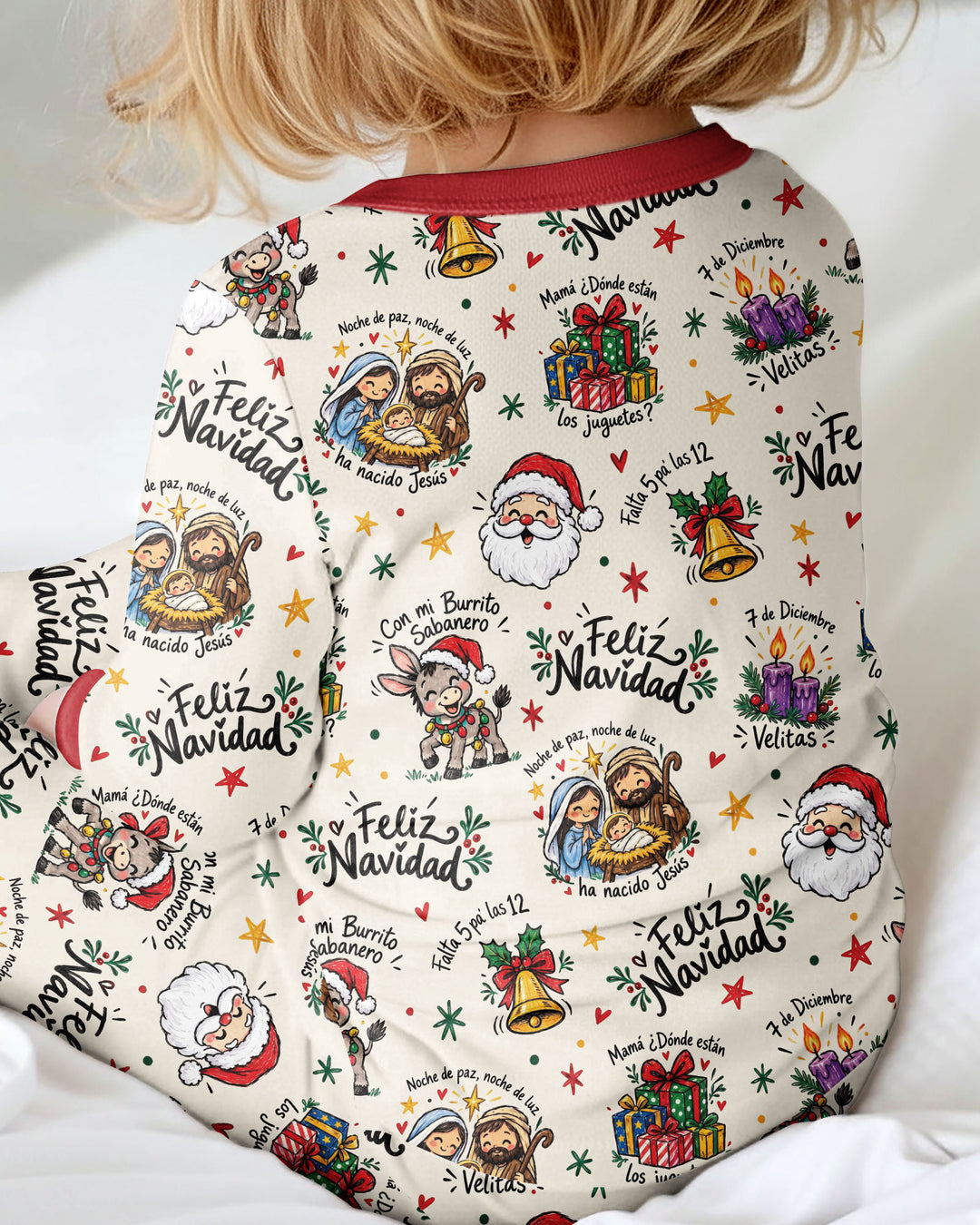 Whimsical Feliz Navidad Christmas Bamboo Convertible Zippy