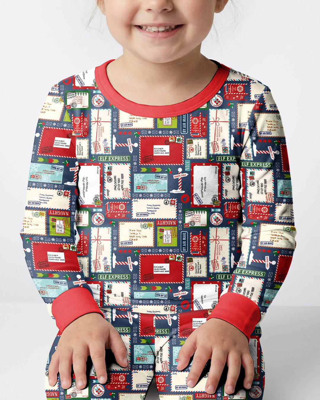 Dear Santa Bamboo Two Piece Long Sleeve Pajama Set