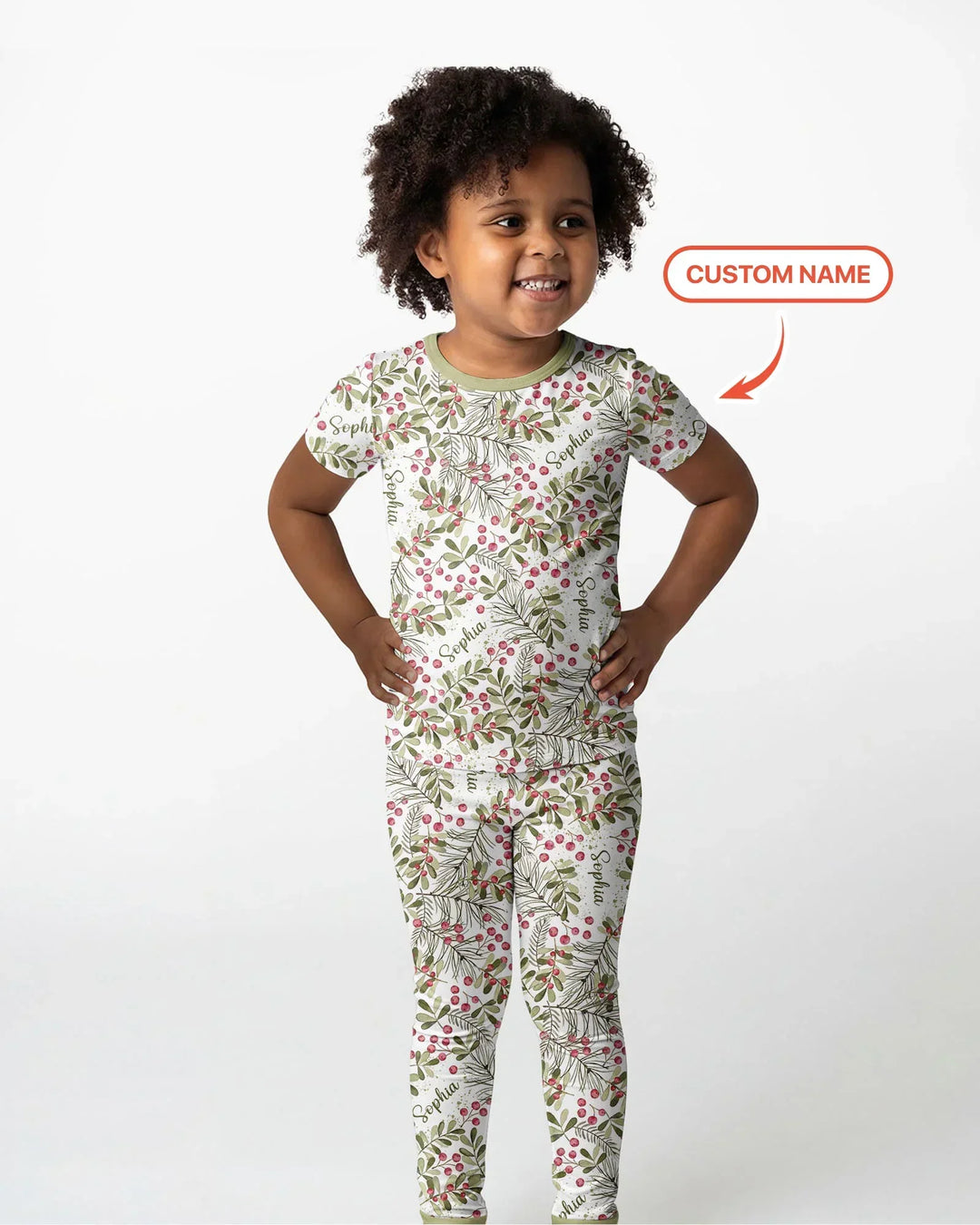 Zweiteiliges, kurzärmliges Pyjama-Set mit Marienkäfern
