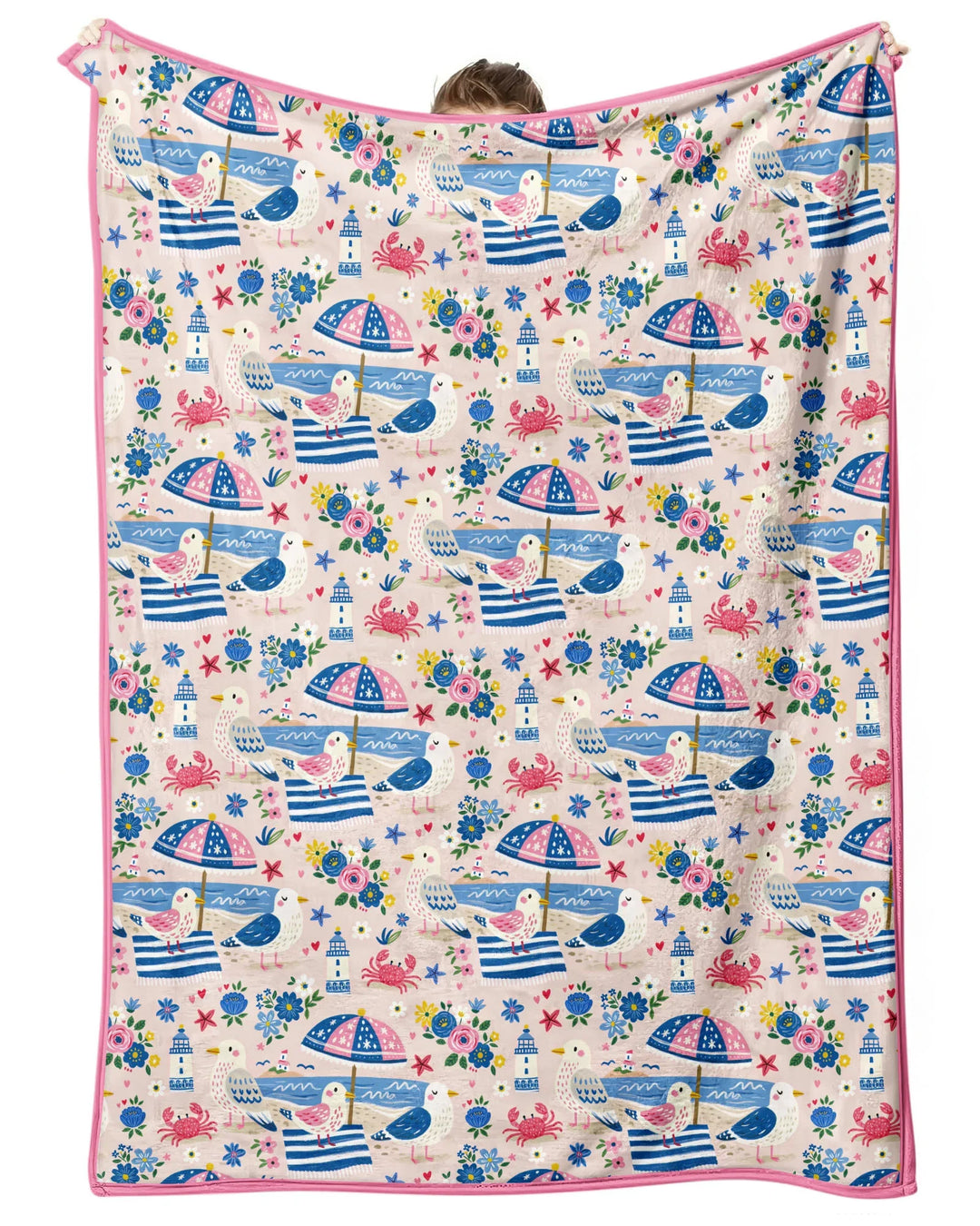 A Day At The Shore Bamboo Blanket