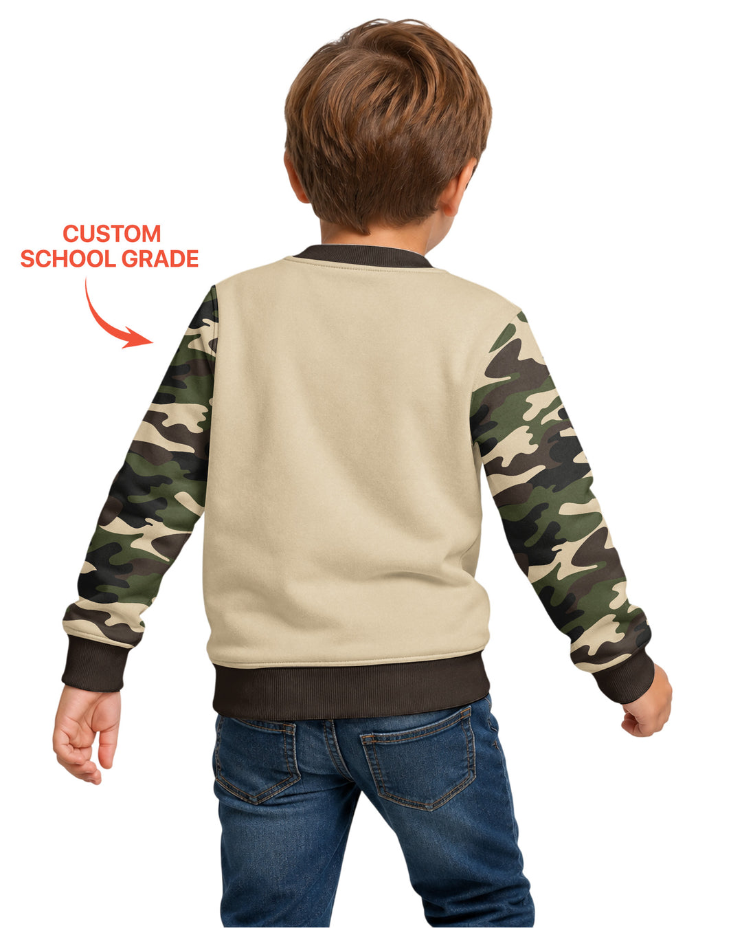 Custom Template Bambus-Rundhals-Sweatshirt