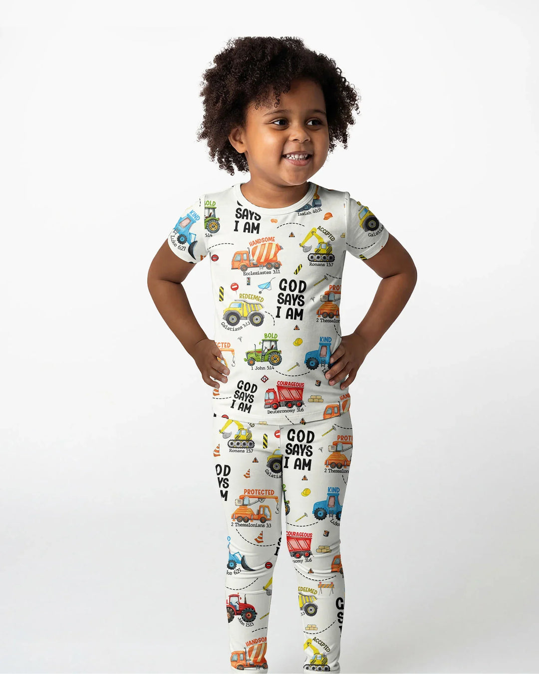 Zweiteiliges, kurzärmliges Pyjama-Set mit Marienkäfern
