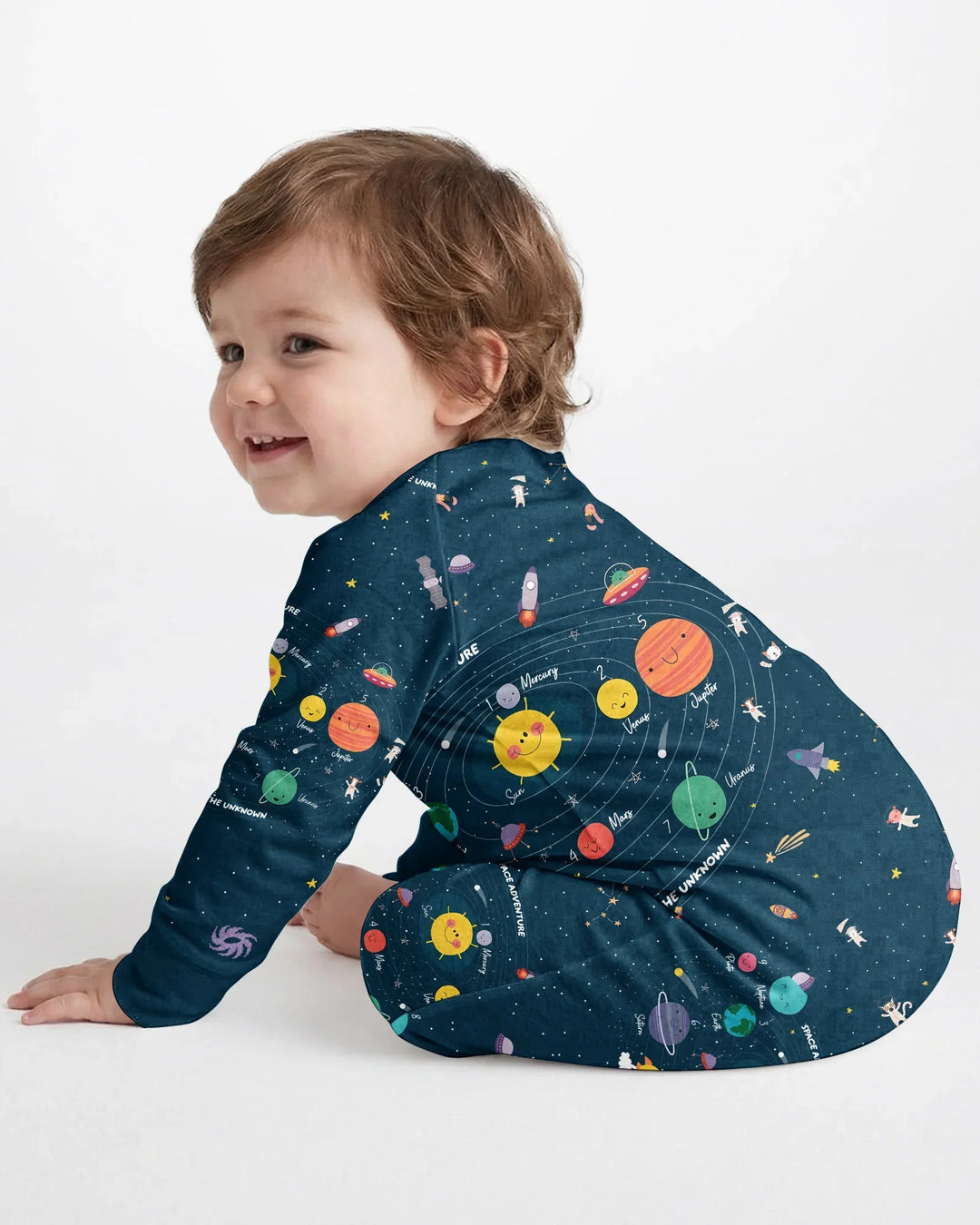 Gerippte Babykleidung mit individuellem Foto - Weich &amp; Skizzenhaft