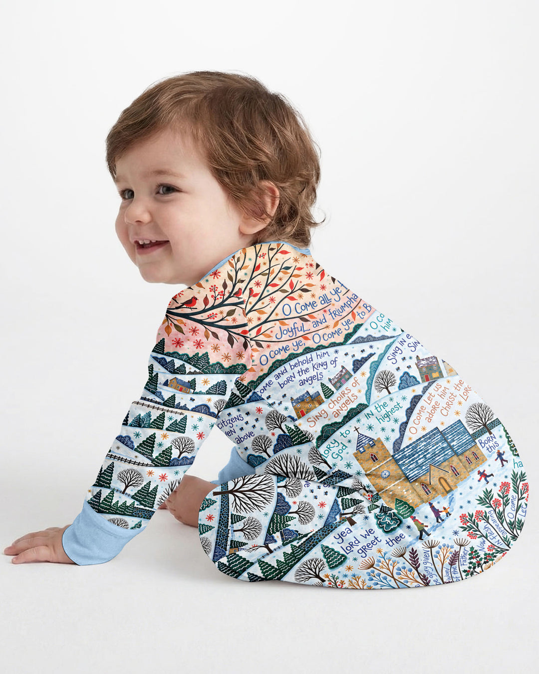 Oh Come Let Us Adore Him Bamboo Convertible Zippy