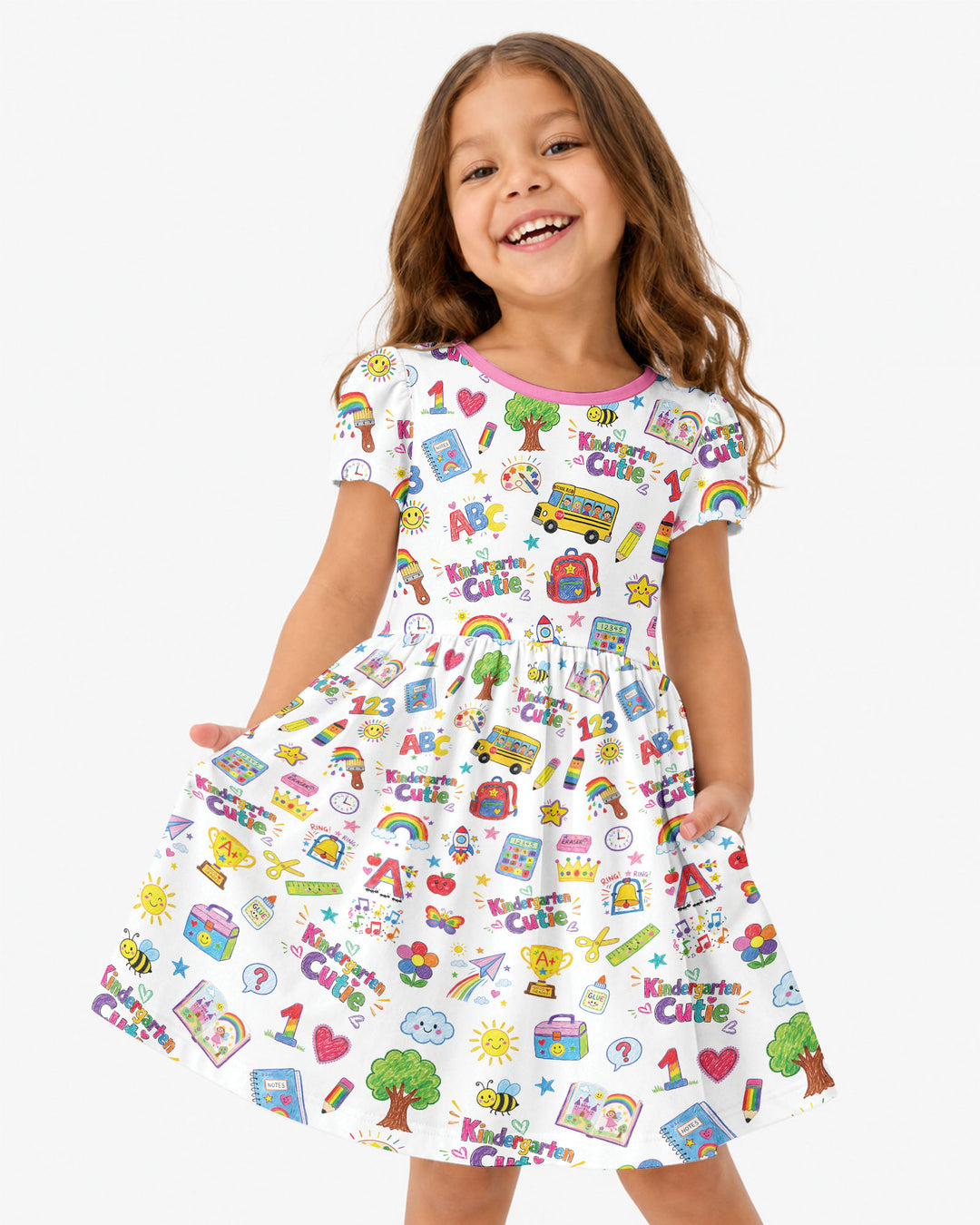 Kindergarten Cutie Bamboo Twirl Dress