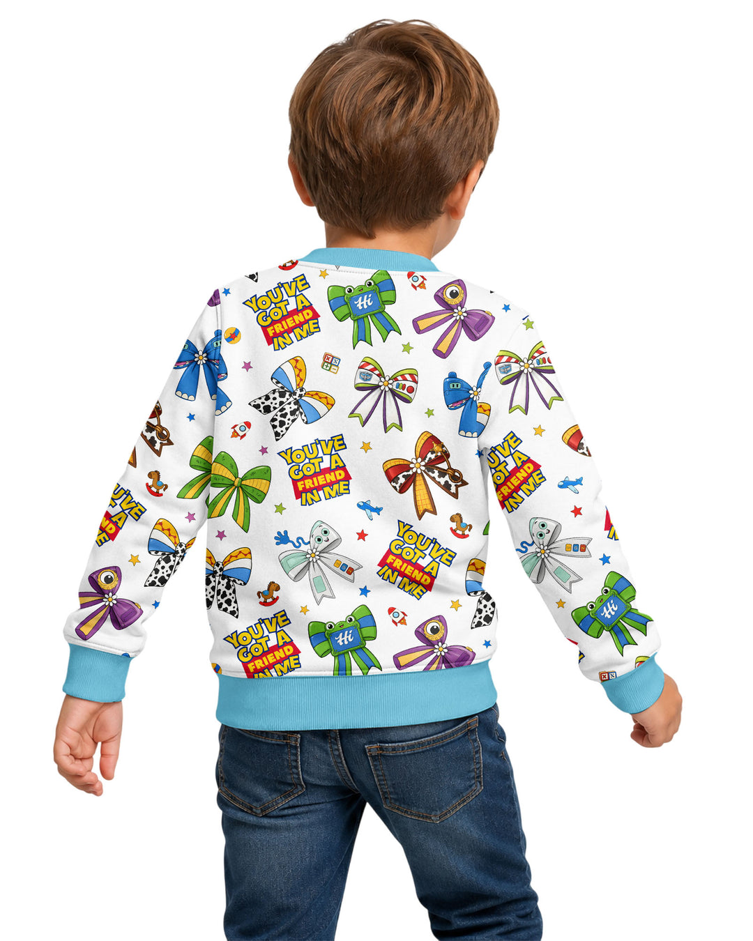 Sweatshirt mit Rundhalsausschnitt aus Bambusfaser