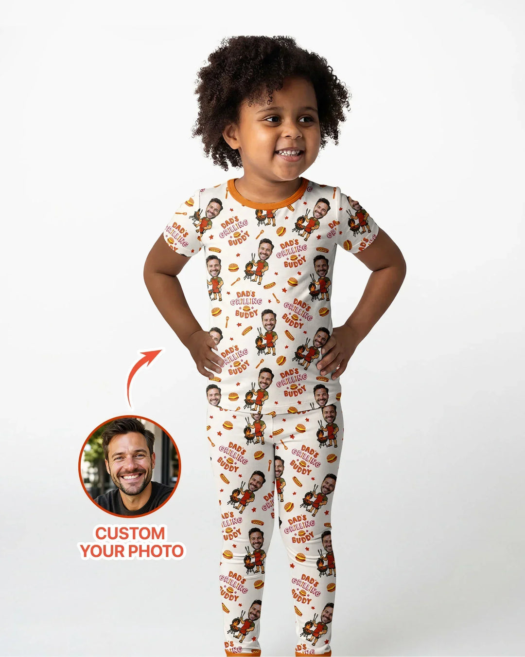 Zweiteiliges, kurzärmliges Pyjama-Set mit Marienkäfern