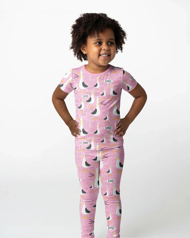 Zweiteiliges, kurzärmliges Pyjama-Set mit Marienkäfern